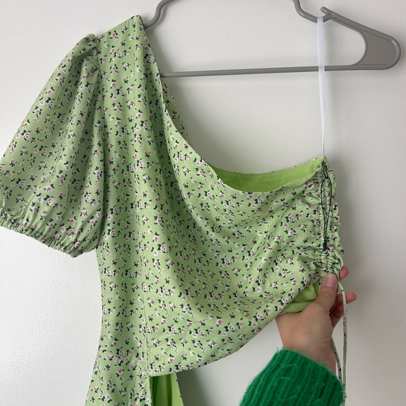 REVOLVE More to Come Lolita Maxi Dress in Green Floral - Picture 7 of 7